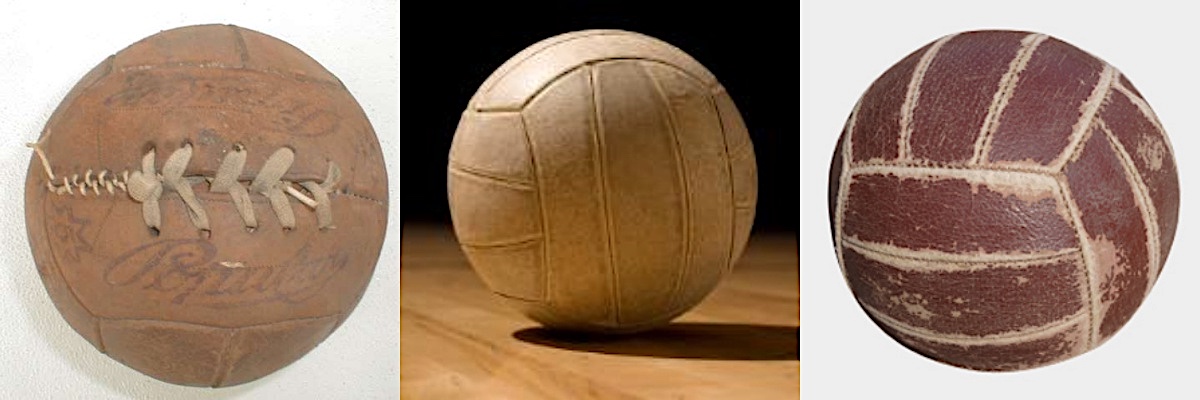 old volleyball balls