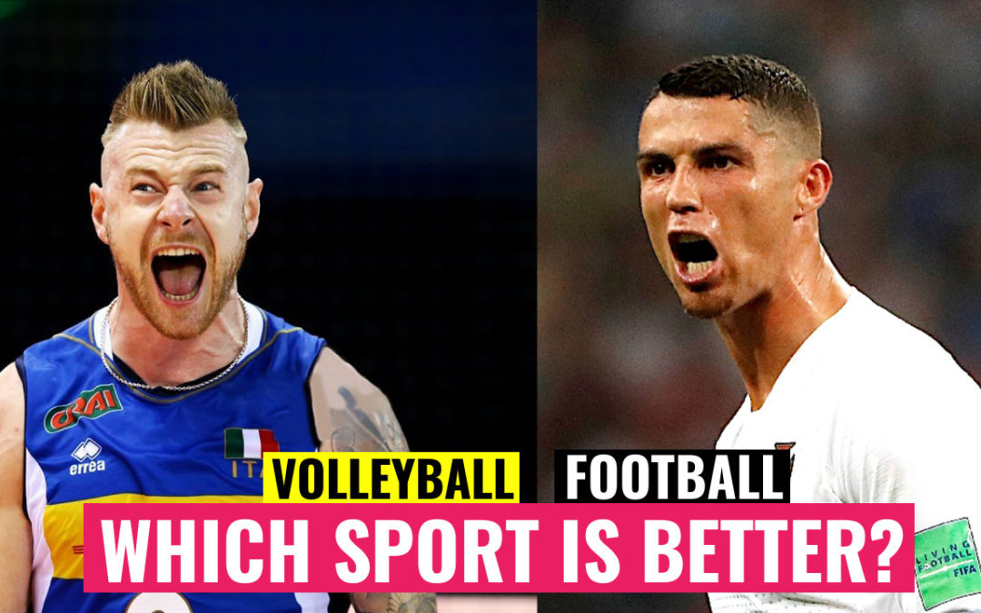 VOLLEYBALL vs FOOTBALL | Which sport is BETTER?